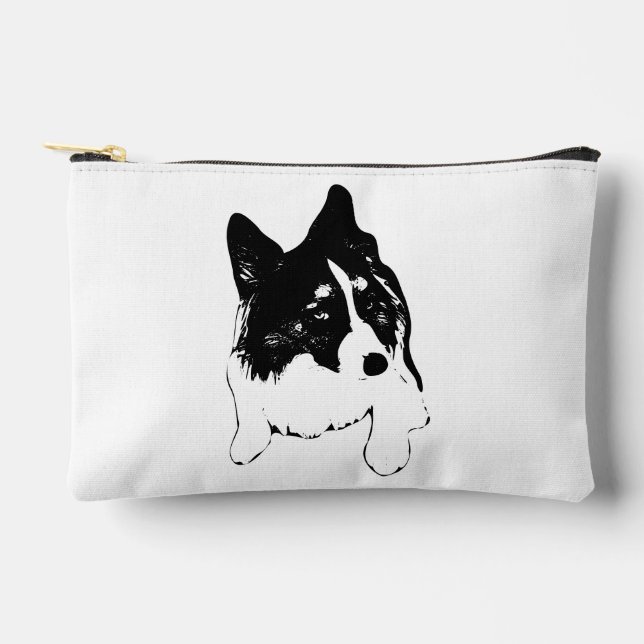 Ribbon-Ready Zip Pouch (Front)