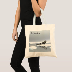 Ribbon Seal On Ice Tote Bag