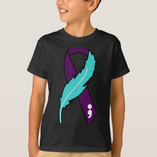 Ribbon Suicide Awareness Mental Health For Men Wom T-Shirt