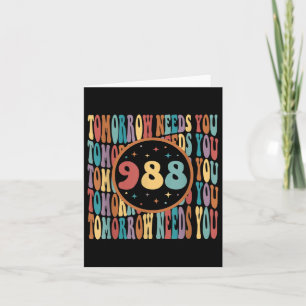 Ribbon Support Suicide Prevention Awareness Week D Card