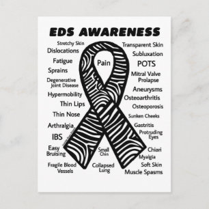 Ribbon/Symptoms...EDS Postcard
