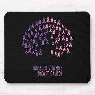Ribbon Tree Breast Cancer Domestic Artwork Mouse Pad