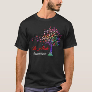 Ribbon Tree Hiv Aids Awareness T-Shirt