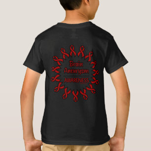 Ribbons/Circle...Brain Aneurysm T-Shirt