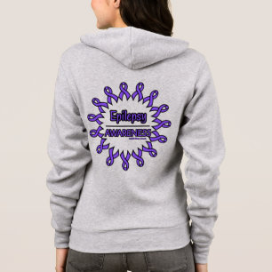 Ribbons/Circle...Epilepsy Hoodie