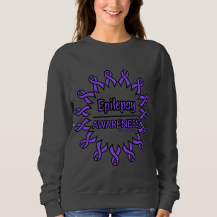 Ribbons/Circle...Epilepsy Sweatshirt