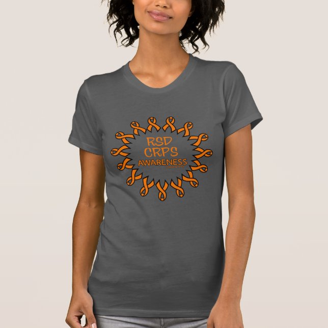 Ribbons/Circle...RSD/CRPS T-Shirt (Front)
