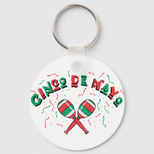 Ribbons & Maracas - Key Ring
