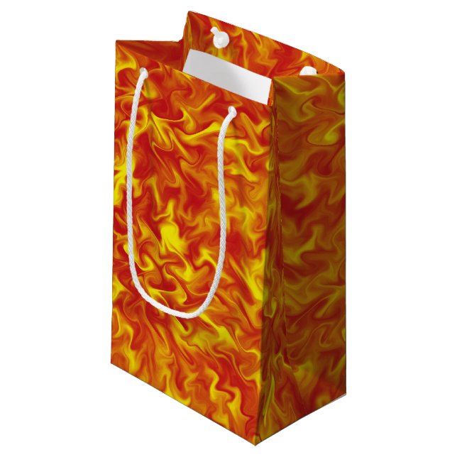 Ribbons of Fire Gift Bag (Front Angled)