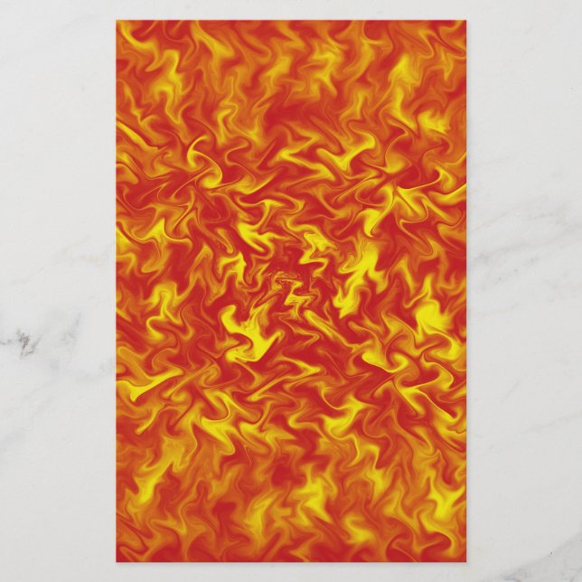 Ribbons of Fire Stationery (Front)