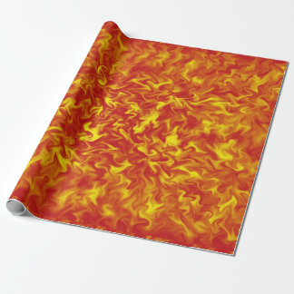 Ribbons of Fire Wrapping Paper