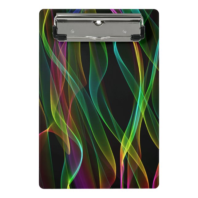 Ribbons of Light Mini Clipboard (Front)
