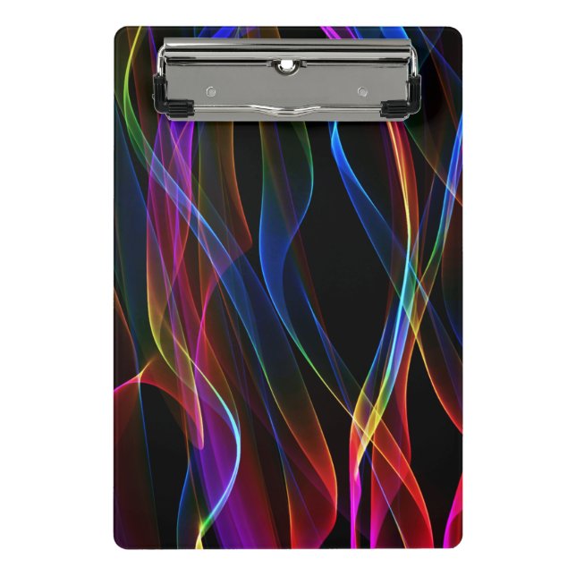 Ribbons of Light Mini Clipboard (Front)