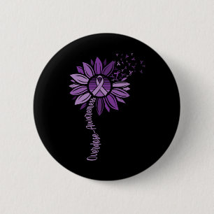 Ribbons Overdose Awareness 6 Cm Round Badge