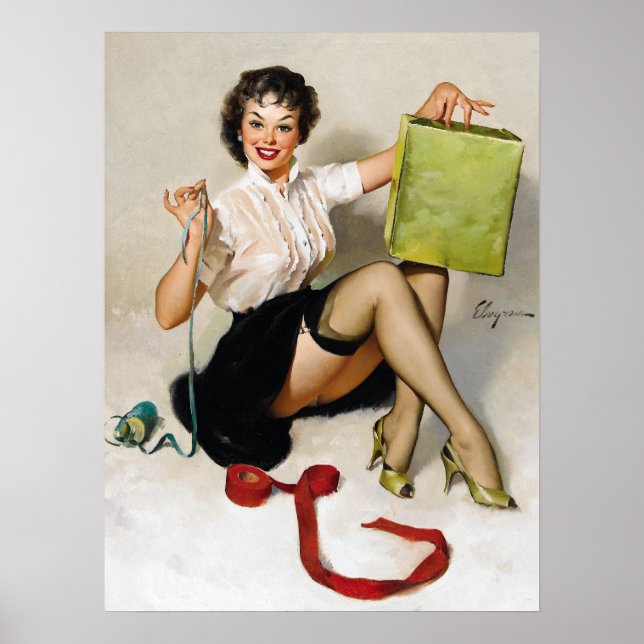 Ribbons Pin Up Poster (Front)