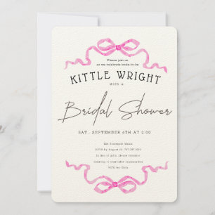 Ribbons & Romance Bridal Shower Invitation