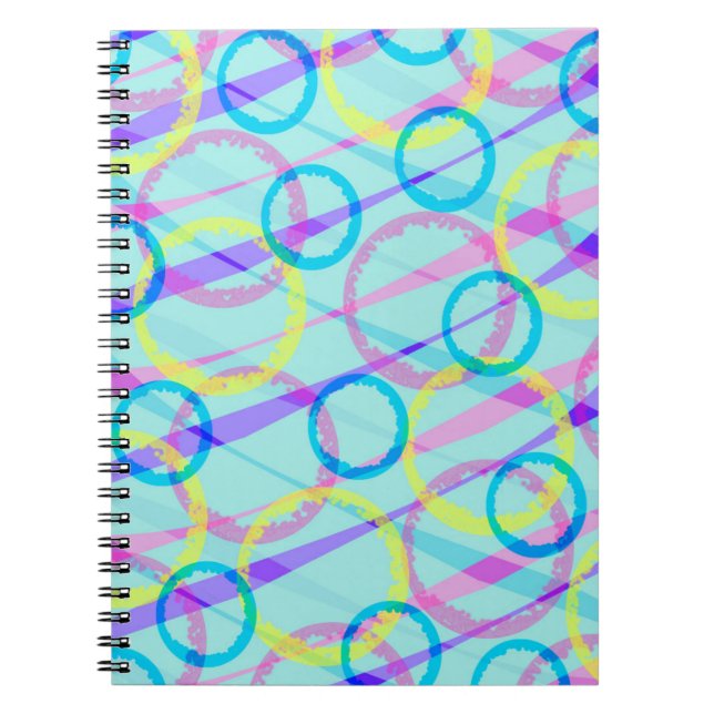 Ribbons Spiral Notebook (Front)