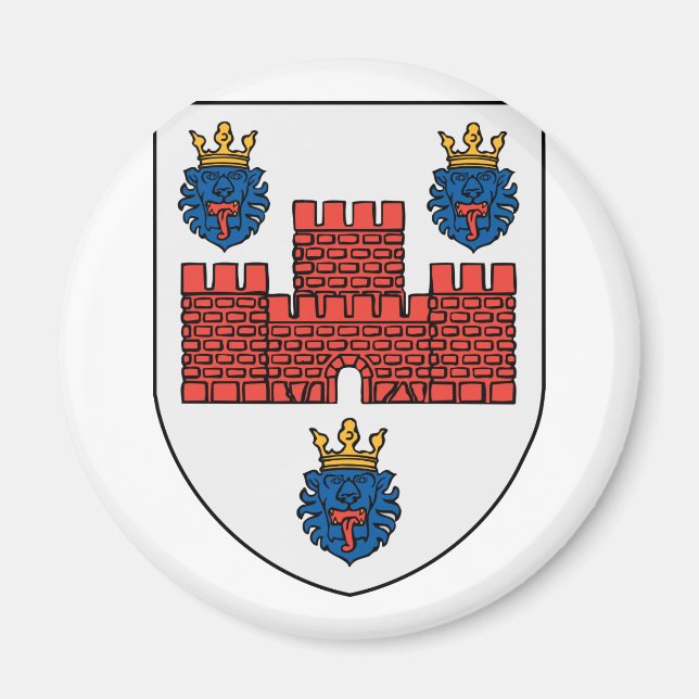 ribe, Denmark Magnet (Front)