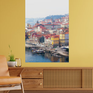 Ribeira and Douro River. Porto, Portugal. Poster