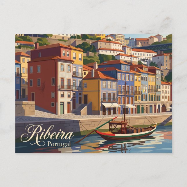 Ribeira District Portugal Postcard (Front)