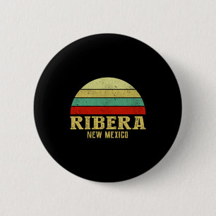 Ribera New Mexico Vintage Retro Sunset _1 6 Cm Round Badge
