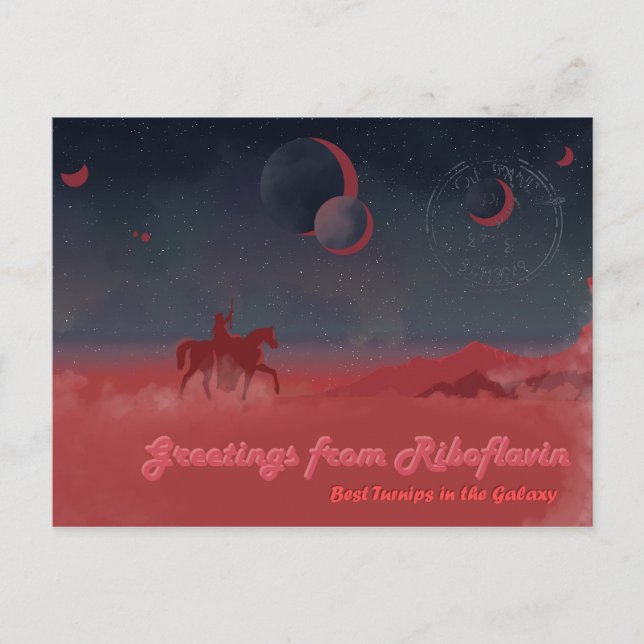 Riboflavin Postcard (Front)