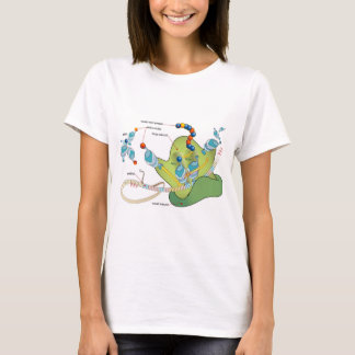 Ribosome mRNA tRNA molecules proteins Diagram T-Shirt