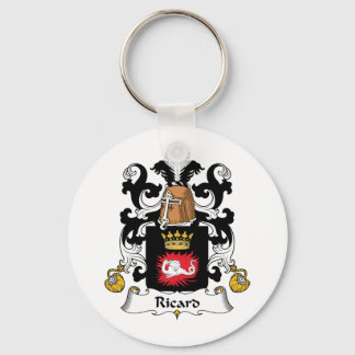 Ricard Family Crest Key Ring