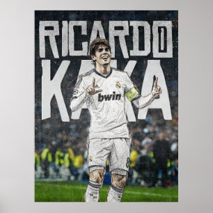 Ricardo Kaká Real Madrid Celebration - Vintage Poster
