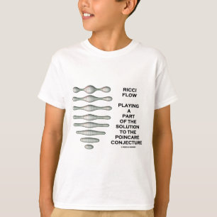 Ricci Flow Solution Poincaré Conjecture (Geometry) T-Shirt