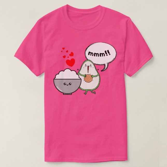 rice and avocado POTASSIUM TIK TOK T-Shirt (Design Front)