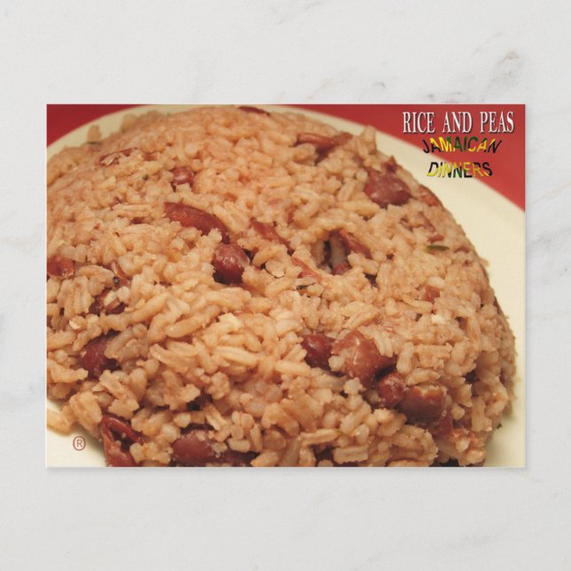 Rice and Peas Postcard (Front)