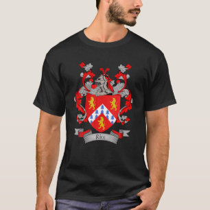 Rice Coat Of Arms Rice Surname Family Crest T-Shirt