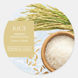 Rice Facial Mask Label