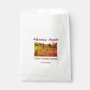 Rice fields adventure awaits bridal shower name fa favour bags