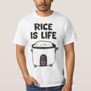 Rice Is Life Asian Food Chinese Rice Love Rice  T-Shirt