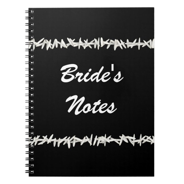 Rice On Black Background Spiral Notebook (Front)