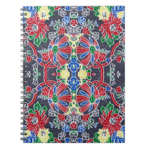 Rice Paper Chiyogami Art Spiral Notebook