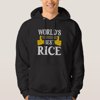 Rice Surname Funny Team Family Last Name World's B Hoodie
