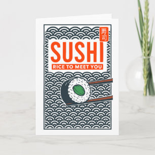 Rice to Meet You Card