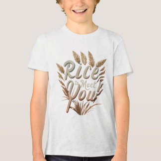 Rice to Meet You Tri-Blend Shirt