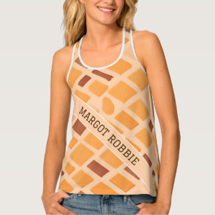 Rice treat Geometric Colourful Personalised Patter Singlet