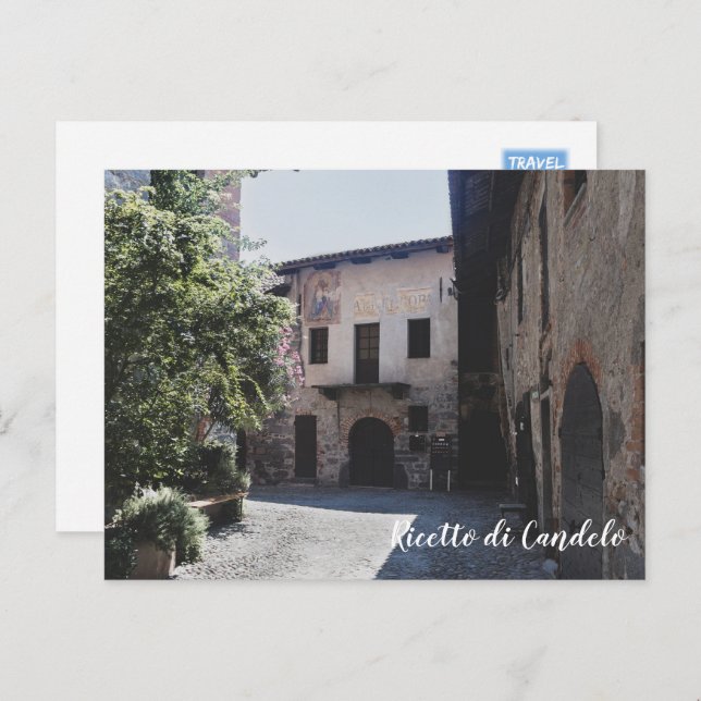 Ricetto di Candelo, Piedmont, Italy  Postcard (Front/Back)