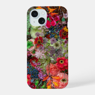 Rich Autumn Floral Bouquet with Gerberas and Berri iPhone 15 Case