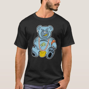 Rich Bear Hiphop Low Blue Stitch 1s Matching T-Shirt