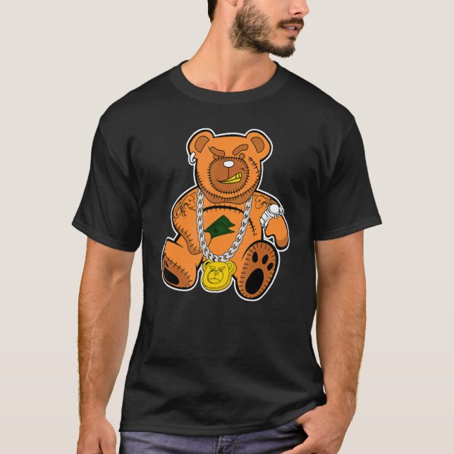 Rich Bear Hiphop WMNS Citrus 11s Matching T-Shirt (Front)