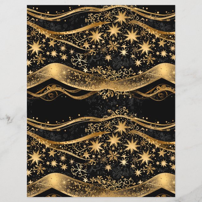 Rich Black & Gold Holiday (Front)