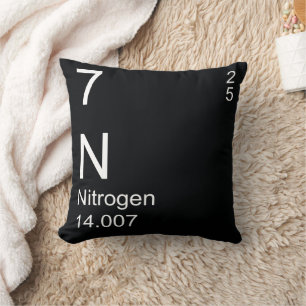 Rich Black Nitrogen Element Cushion