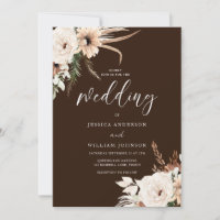 Rich Boho Florals Fall Autumn & Summer Wedding
