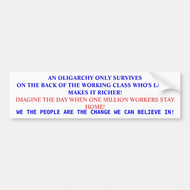 RICH BUMPER STICKER (Front)